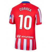 Atletico Madrid Angel Correa #10 Hjemmebanetrøje 2024-25 Kortærmet